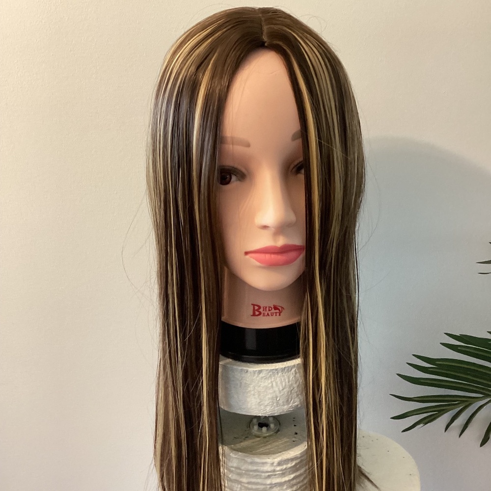 Synthetic Highlight Wig